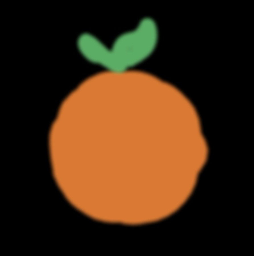 Orange Drawing